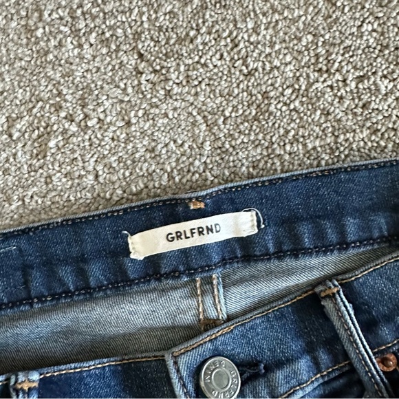 GRLFRND × Revolve Candice Skinny Step Hem Jeans in No More Tears Size 27 - Picture 4 of 8